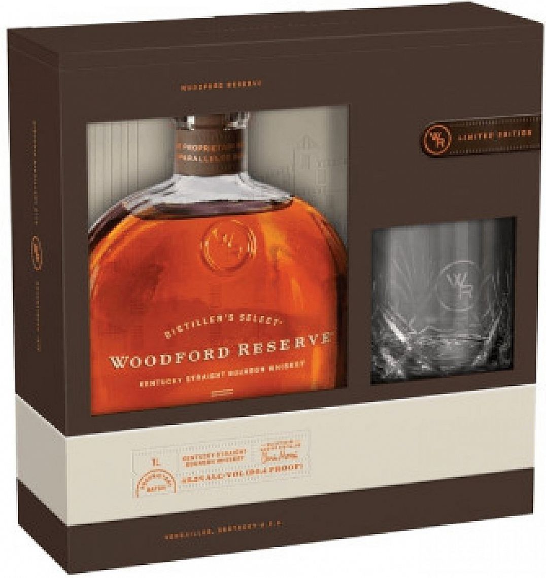 Woodford Reserve 43,2% 0,7 l (dárkové balení 1 sklenice)