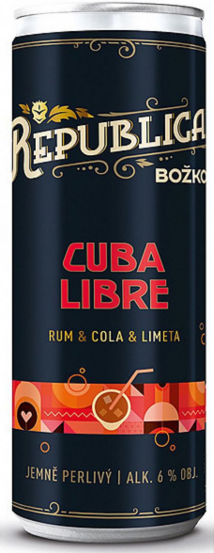 Republica Cuba Libre Rum Cola Limetka 6% 0,25 ml (plech)