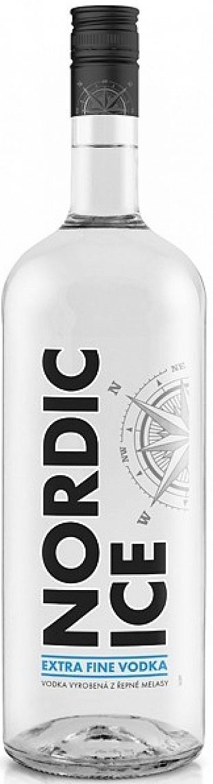 NORDIC ICE VODKA 37,5% 1L (holá láhev)