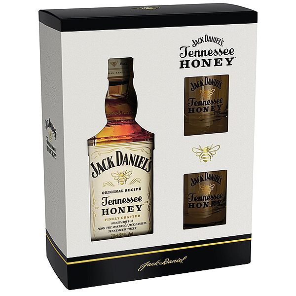 JACK DANIEL'S 35% 0,7L (dárkové balení 2 skleničky)