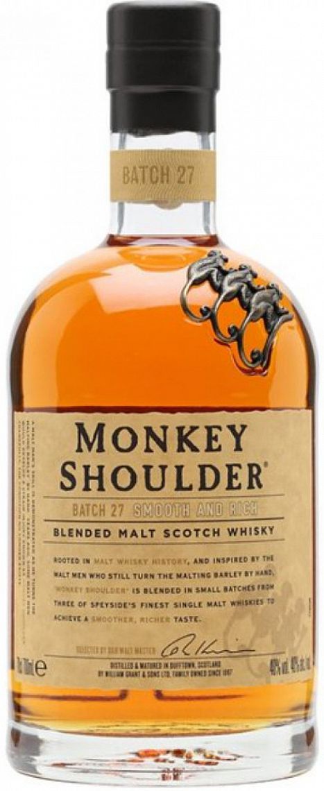 Monkey Shoulder 40% 1 l (holá láhev)