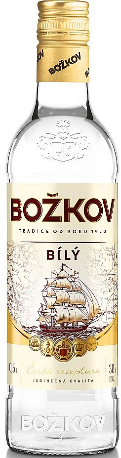 BOŽKOV BÍLÝ 30% 0,5L (holá láhev)