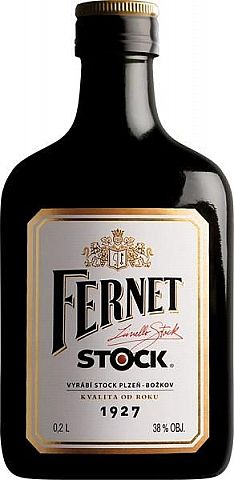 Fernet Stock 38% 0,2 l (holá láhev)