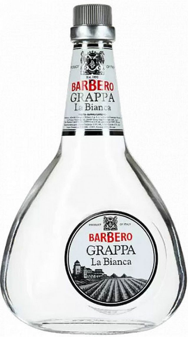 Barbero Grappa la Bianca 40% 0,7 l (holá láhev)