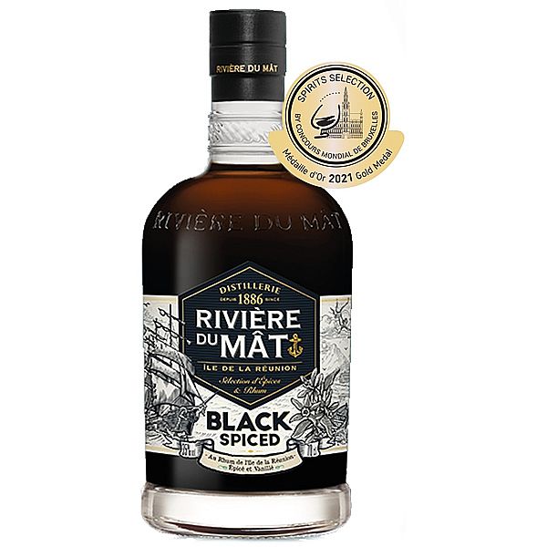 Riviere du Mat Black Spiced 35% 0,7 l (holá láhev)