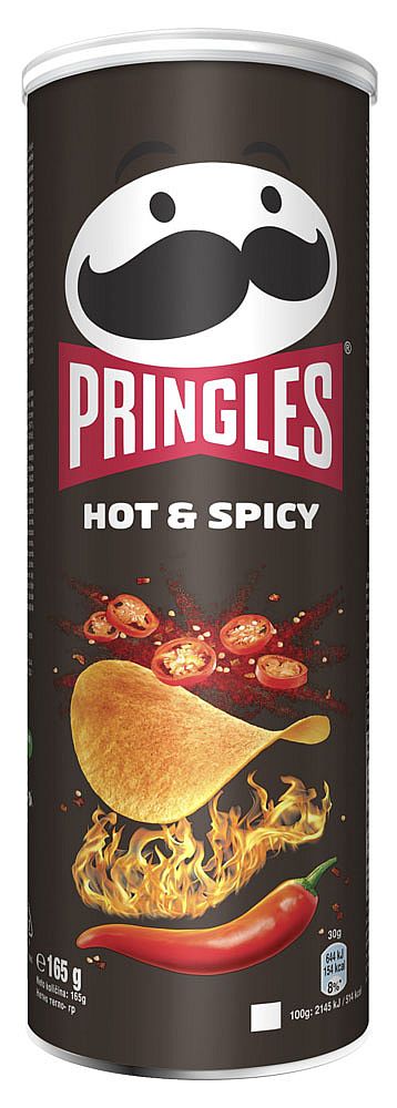 PRINGLES HOT & SPICY 165g