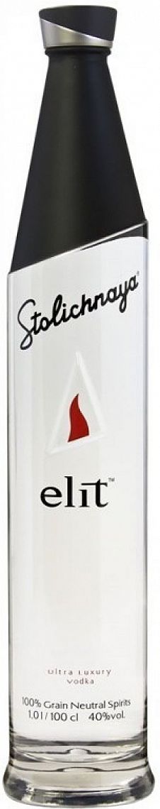 Stolichnaya Elit vodka 1 l (holá láhev)