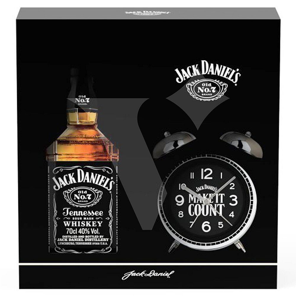 Jack Daniel's 40% 0,7 l (dárkové balení budík)