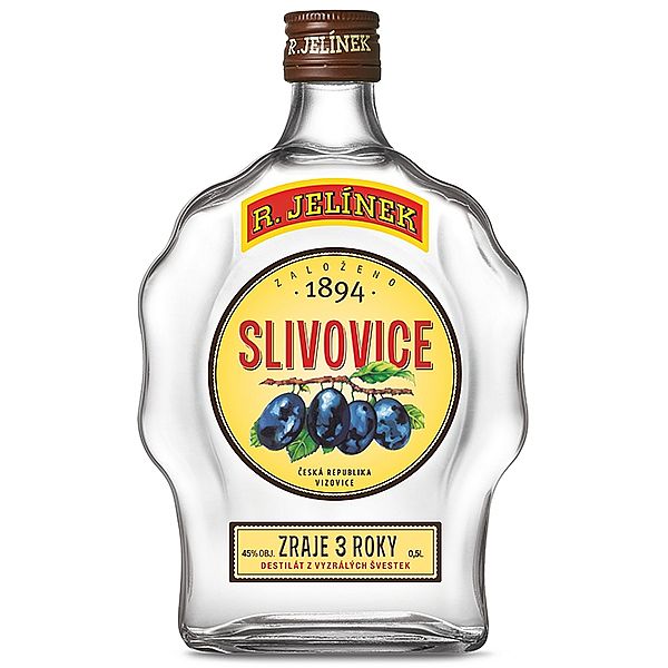 R. JELÍNEK SLIVOVICE 45% 0,5L (holá láhev)