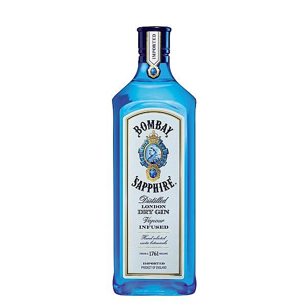 Bombay Sapphire London Dry Gin 40% 1 l (holá láhev)