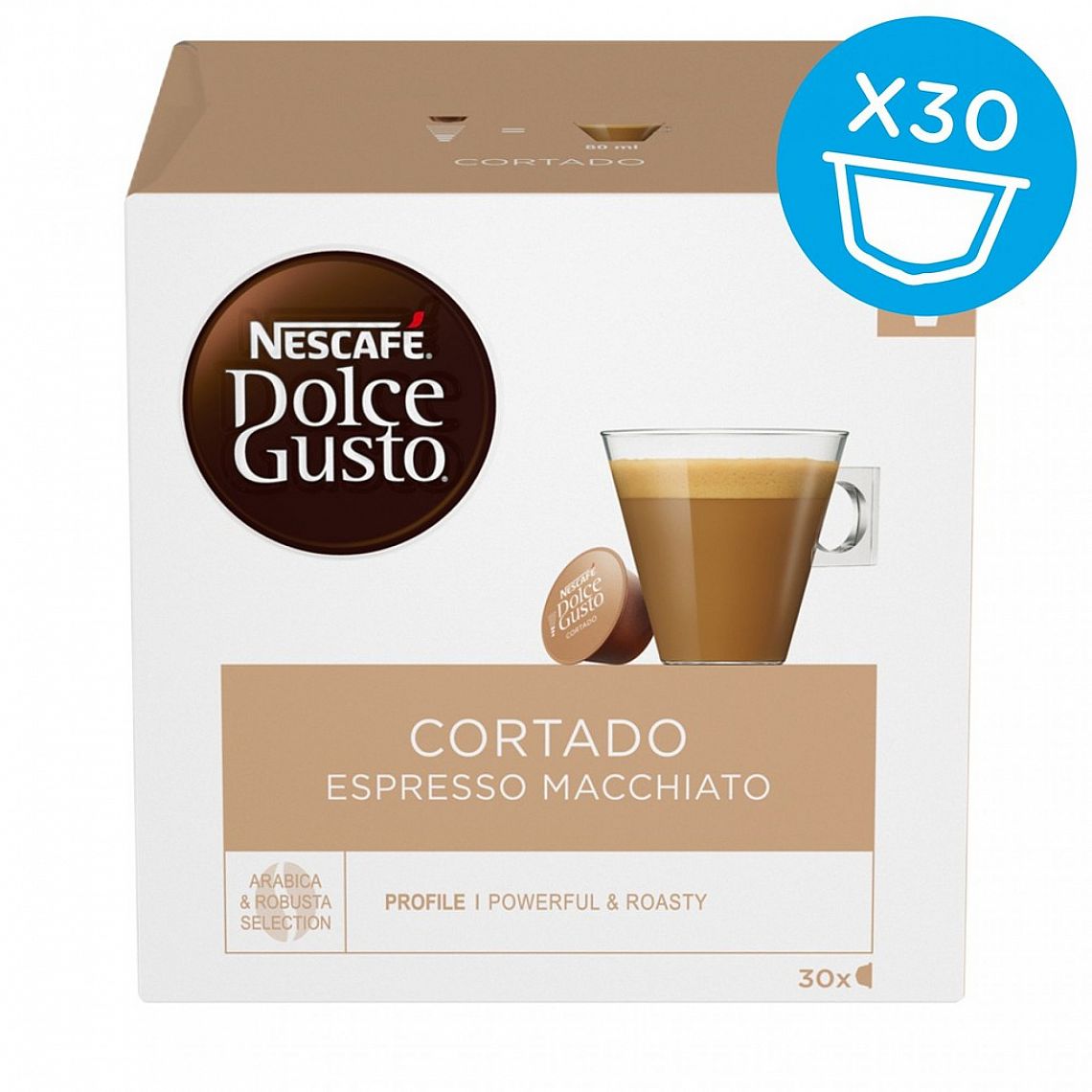 Nescafé Dolce Gusto Cortado kávové kapsle 30 ks