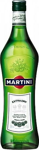 MARTINI EXTRA DRY 18% 1L (holá láhev)