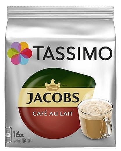 TASSIMO JACOBS CAFE AU LAIT 16 PORCÍ