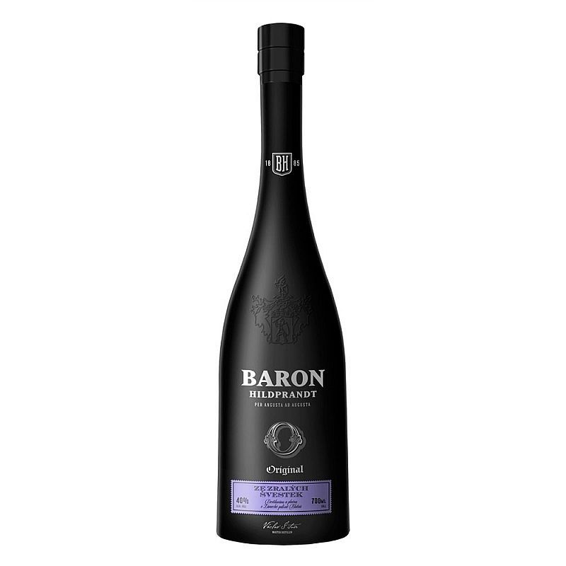 BARON HILDPRANDT ZE ZRALÝCH ŠVESTEK 40% 0,7L (holá láhev)