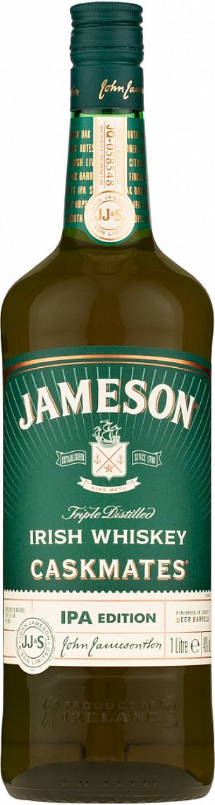 Jameson Caskmates IPA Edition 40% 1 l (holá láhev)