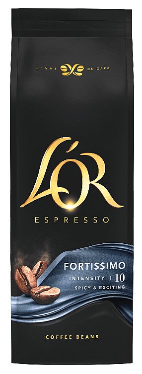 L'OR Espresso Fortissimo zrnková Káva 500g