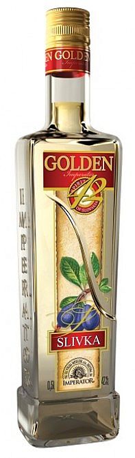 GOLDEN SLIVKA 40% 0,5L (holá láhev)