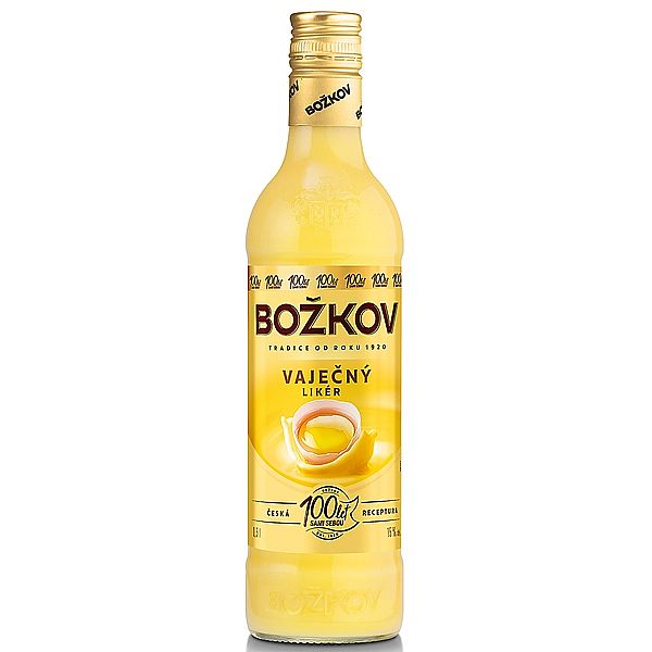 BOŽKOV VAJEČNÝ LIKÉR 15% 0,5L (holá láhev)