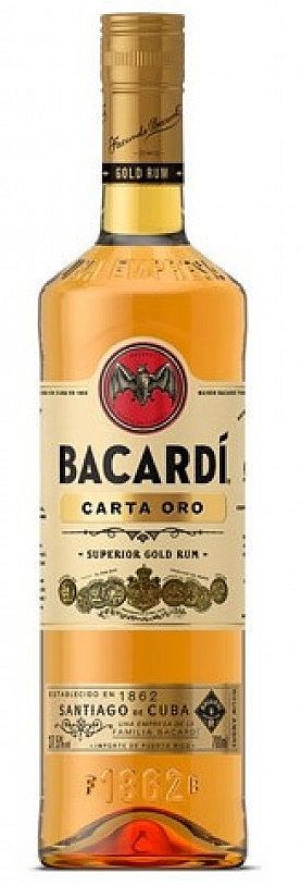 RUM BACARDI CARTA ORO 37,5% 1L (holá láhev)