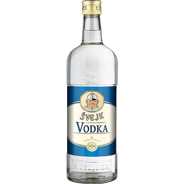 RUDOLF JELÍNEK ŠVEJK VODKA 37,5% 1L (holá láhev)