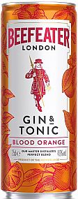 Beefeater Blood Orange & Tonic 4,9% 0,25 l (plech)