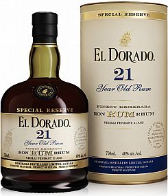 El Dorado 21y 43% 0,7 l (tuba)