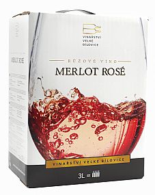 VELKÉ BÍLOVICE MERLOT ROSÉ 3L BAG IN BOX