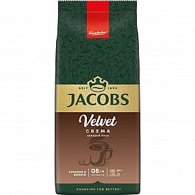 JACOBS VELVET CREMA ZRNKOVÁ KÁVA 1000G