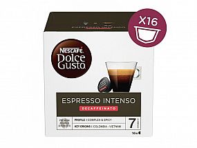 NESCAFÉ DOLCE GUSTO ESPRESSO INTENSO DECAFEINATO KÁVOVÉ KAPSLE 16ks