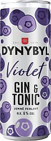 Dynybyl Gin Violet a Tonic 6% 0,25 l (plech)