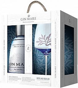 Mare Gin 42,7% 0,7 l (dárkové balení 1 sklenice)