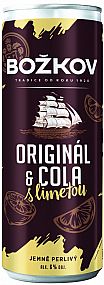 Božkov Originál & Cola s limetou 6% 250 ml