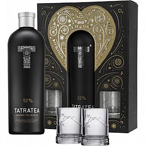 Tatratea Original 52% 0,7 l (dárkové balení 2 sklenice)