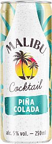 Malibu Pina Colada RTD 5% 0,25 l (holá láhev)