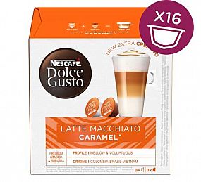 NESCAFÉ DOLCE GUSTO LATTE MACHIATO CARAMEL KÁVOVÉ KAPSLE 16ks