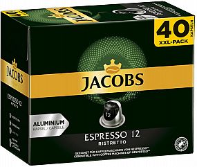 Jacobs Espresso Ristretto intenzita 12 pro Nespresso 40 ks