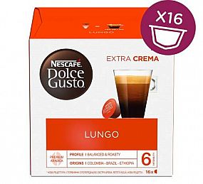 NESCAFÉ DOLCE GUSTO LUNGO KÁVOVÉ KAPSLE 16ks