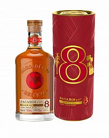 Bacardi Reserva Ocho 8y 40% 0,7 l tuba