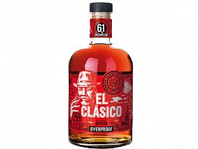 EL CLÁSICO SPICED OVERPROOF 61% 0,7L (holá láhev)