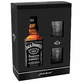 Jack Daniel's 40% 0,7 l (darkové balení 2 sklenice)