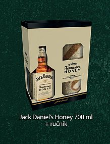 JACK DANIELS HONEY 35% 0,7L (ručník)