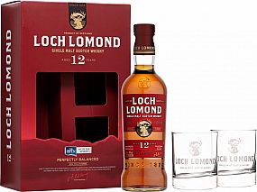 Loch Lomond 12y 46% 0,7 l (dárkové balení 2 sklenice)