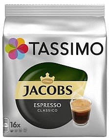 TASSIMO JACOBS KRÖNUNG ESPRESSO 16 PORCÍ