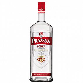 PRAŽSKÁ VODKA 37,5% 1L (holá láhev)