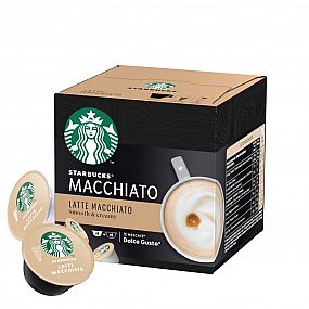 NESCAFÉ DOLCE GUSTO STARBUCKS LATTE MACCHIATO KÁVOVÉ KAPSLE 12ks