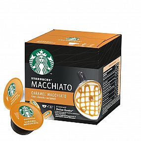 NESCAFÉ DOLCE GUSTO STARBUCKS CARAMEL MACCHIATO KÁVOVÉ KAPSLE 12ks