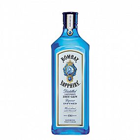 Bombay Sapphire London Dry Gin 40% 1 l (holá láhev)