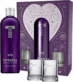 TATRATEA FOREST FRUIT 62% 0,7L (dárkové balení 2 skleničky)