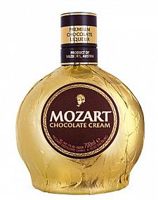 MOZART GOLD CHOCOLATE CREAM 17% 0,5L (holá láhev)