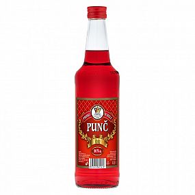 VINNÝ PUNČ ČERVENÝ 30% 0,5L (holá láhev)